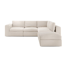 Load image into Gallery viewer, Mellow Modular Sectional with Extended Chaise - Hausful