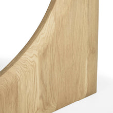 Load image into Gallery viewer, Oak Round Geometric Dining Table - 60" - Hausful