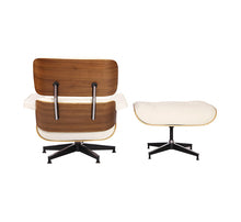 Load image into Gallery viewer, Miller Lounge Chair and Ottoman - Walnut - Hausful