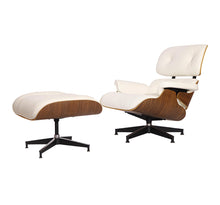 Load image into Gallery viewer, Miller Lounge Chair and Ottoman - Walnut - Hausful