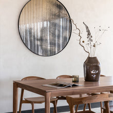 Load image into Gallery viewer, Aged Bronze Round Mirror - 36" - Hausful