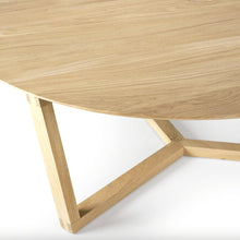Load image into Gallery viewer, Oak Tripod Coffee Table - Hausful
