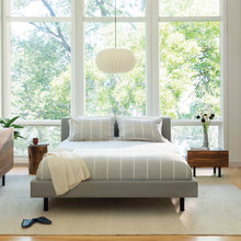 Load image into Gallery viewer, Bento Upholstered Bed - Fabric - Hausful