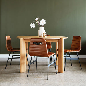 Bancroft Round Dining Table - Hausful