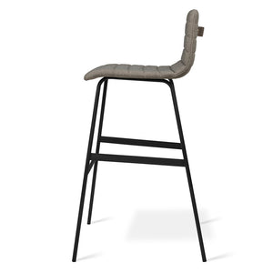 Lecture Bar Stool - Upholstered - Hausful