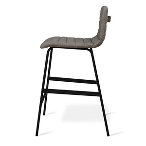 Lecture Counter Stool - Upholstered - Hausful