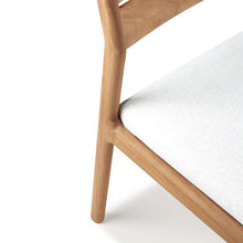 Load image into Gallery viewer, Jack Teak Outdoor Dining Chair No Armrest - Hausful