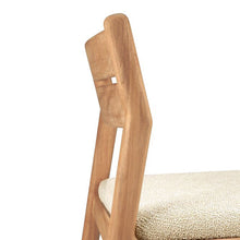 Load image into Gallery viewer, Jack Teak Outdoor Dining Chair No Armrest - Hausful