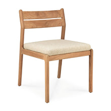 Load image into Gallery viewer, Jack Teak Outdoor Dining Chair No Armrest - Hausful