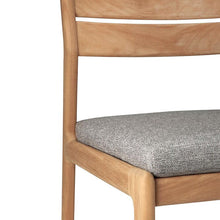 Load image into Gallery viewer, Jack Teak Outdoor Dining Chair No Armrest - Hausful