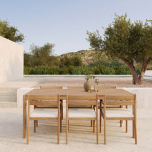 Load image into Gallery viewer, Jack Teak Outdoor Dining Chair - Hausful