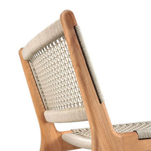 Load image into Gallery viewer, Teak Jack Woven Outdoor Chair - Hausful