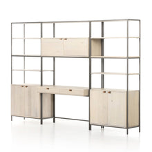 Load image into Gallery viewer, Davis Wall Desk with Bookcases - Hausful