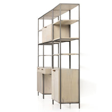 Load image into Gallery viewer, Davis Wall Desk with Bookcases - Hausful