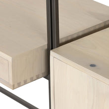 Load image into Gallery viewer, Davis Wall Desk with Bookcases - Hausful