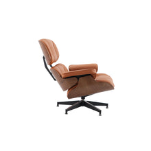 Load image into Gallery viewer, Miller Lounge Chair and Ottoman - Walnut - Hausful