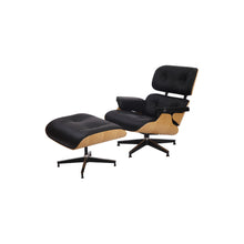 Load image into Gallery viewer, Miller Lounge Chair and Ottoman - Oak - Hausful