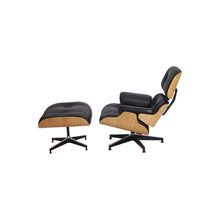 Load image into Gallery viewer, Miller Lounge Chair and Ottoman - Oak - Hausful