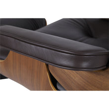 Load image into Gallery viewer, Miller Lounge Chair and Ottoman - Walnut - Hausful