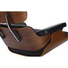 Load image into Gallery viewer, Miller Lounge Chair and Ottoman - Walnut - Hausful