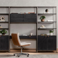 Load image into Gallery viewer, Davis Wall Desk with Bookcases - Hausful