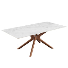 Load image into Gallery viewer, Cross Ceramic Dining Table - 78" - Hausful