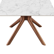 Load image into Gallery viewer, Cross Ceramic Dining Table - 78" - Hausful