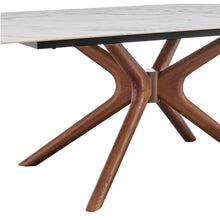 Load image into Gallery viewer, Cross Ceramic Dining Table - 78" - Hausful