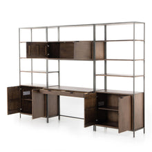 Load image into Gallery viewer, Davis Modular Wall Desk with Bookcases - Hausful