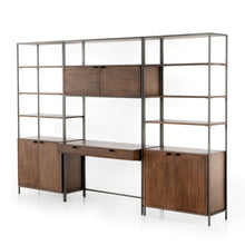 Load image into Gallery viewer, Davis Modular Wall Desk with Bookcases - Hausful