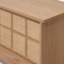 Load image into Gallery viewer, Plank Cane Desk - Hausful