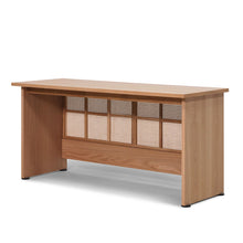 Load image into Gallery viewer, Plank Cane Desk - Hausful