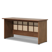 Load image into Gallery viewer, Plank Cane Desk - Hausful