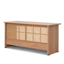 Load image into Gallery viewer, Plank Cane Desk - Hausful