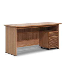 Load image into Gallery viewer, Plank Slatted Desk Storage Unit - Hausful