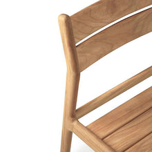 Load image into Gallery viewer, Jack Teak Outdoor Dining Chair No Armrest - Hausful
