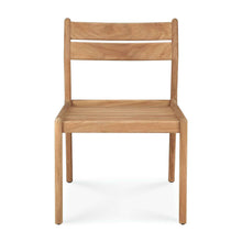 Load image into Gallery viewer, Jack Teak Outdoor Dining Chair No Armrest - Hausful