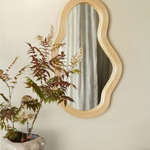 Load image into Gallery viewer, Pond Rattan Mirror - Hausful