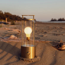 Load image into Gallery viewer, Muse Portable Outdoor Lantern - Solid Brass - Hausful