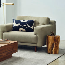 Load image into Gallery viewer, Solid Teak Wood Stool - Cylinder - Hausful