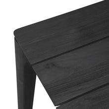 Load image into Gallery viewer, Black Teak Bok Outdoor Dining Table - Hausful