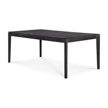 Load image into Gallery viewer, Black Teak Bok Outdoor Dining Table - Hausful