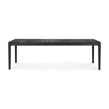 Load image into Gallery viewer, Black Teak Bok Outdoor Dining Table - Hausful