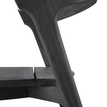 Load image into Gallery viewer, Bok Black Teak Outdoor Dining Chair - Hausful