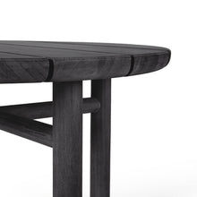 Load image into Gallery viewer, Black Teak Jack Outdoor Side Table - Hausful