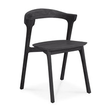 Load image into Gallery viewer, Bok Black Teak Outdoor Dining Chair - Hausful