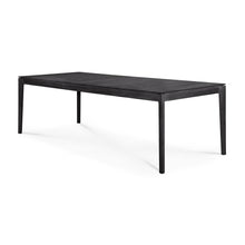 Load image into Gallery viewer, Black Teak Bok Outdoor Dining Table - Hausful