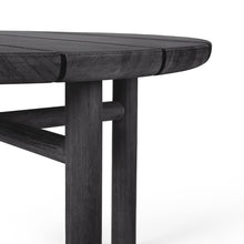 Load image into Gallery viewer, Black Teak Quatro Outdoor Side Table - Hausful