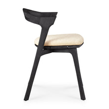 Load image into Gallery viewer, Bok Black Teak Outdoor Dining Chair - Hausful