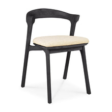 Load image into Gallery viewer, Bok Black Teak Outdoor Dining Chair - Hausful